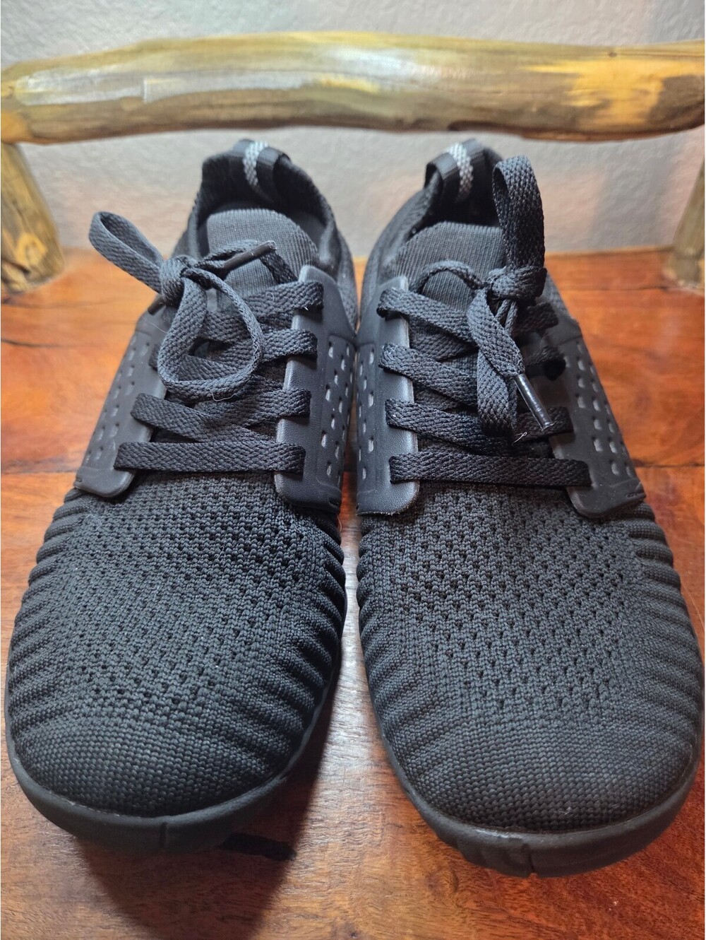 Whitin Black Knit Barefoot Athletic Shoes Size 39